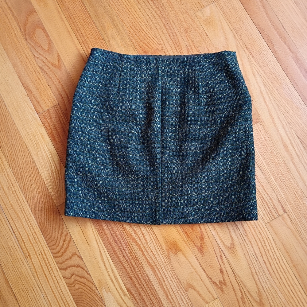 Vintage Outback Red Skirt Women Size 0 Green Mini Lined Pockets - Picture 9 of 15